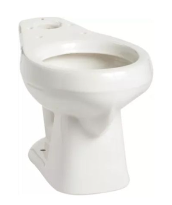 MANSFIELD 130 ROUND BOWL WHITE M130W