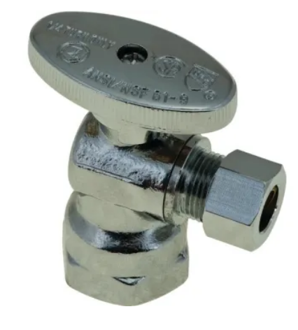ANGLE STOP 1/2 FIP X 3/8 COMP QT 246362 OLD 101378