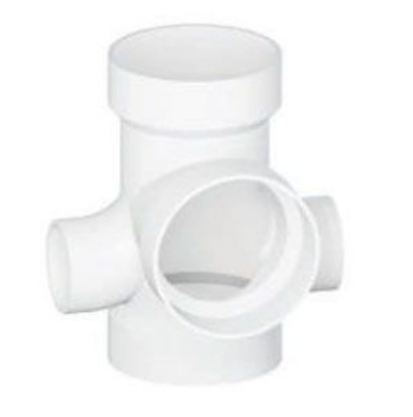 WASTE TEE PVC 3 x 3 x 3x 2 x 2 L&R 32PRLWT