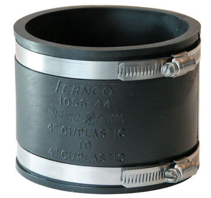 4" PVC/CI FERNCO 1056-44 4F
