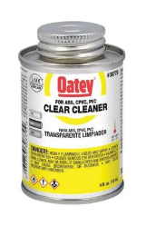 OATEY 8 OZ CLEAR CLEANER 30782