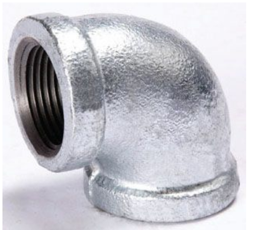 1 1/2 ELL 90 GALVANIZED 112G90
