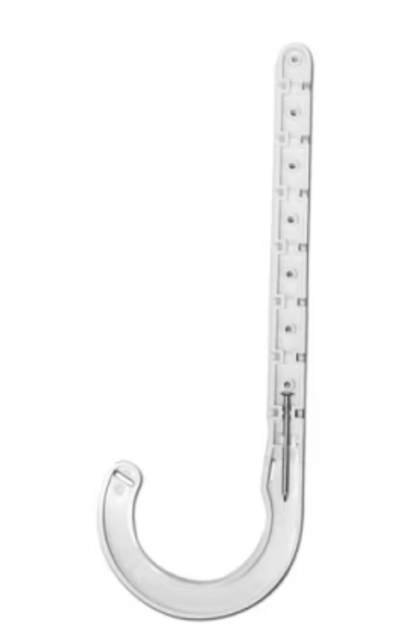 1 1/2 J HOOK PVC 112PJH