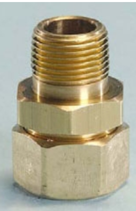 1/2 MALE X FLARE ADAPTOR COUNTERSTRIKE TRAC PIPE 12GFS