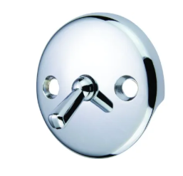 WASTE AND OVERFLOW PLATE CHROME 246274 OLD 1311