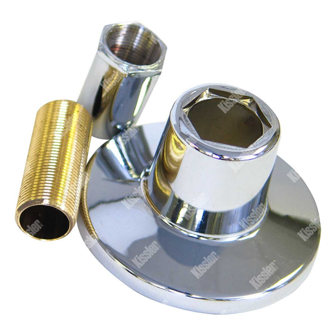 UNION BRASS ESCUTCHEON & NIPPLE UB 10564
