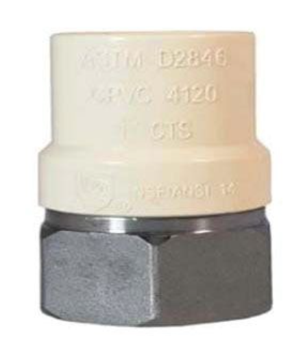 1/2 FEMALE TRANSITION FITTING CPVC 12CPVCFTF
