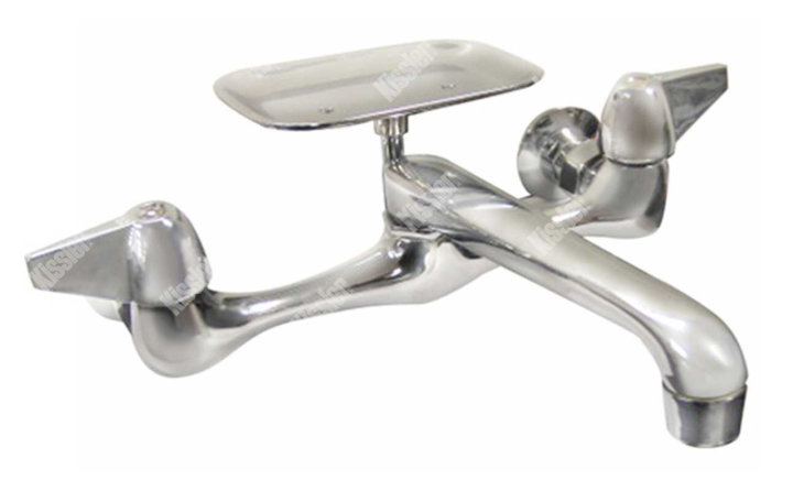 DOMINION WALL MOUNT KITCHEN FAUCET 77-8600