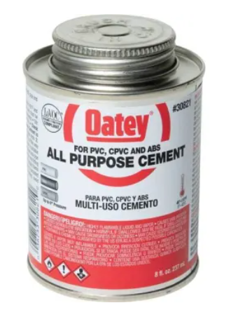 OATEY ALL PURPOSE CEMENT 8 OZ. 261402 OLD 451015