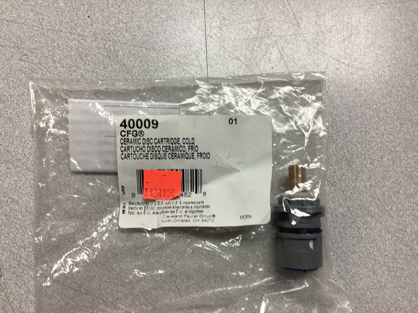 CFG CARTRIDGE COLD 40009