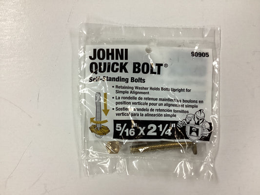 Johnny-Bolt Reg5/16 x 2-1/4" Long  90905 JB