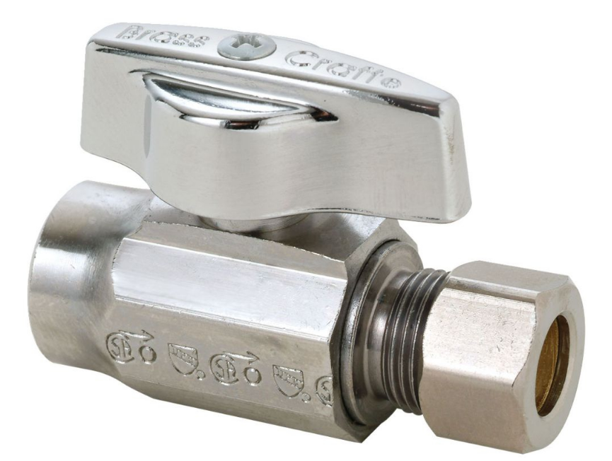 R VALVE KTR14XC 1/2 COP X 3/8 COMP 1/4 T KTR14CH