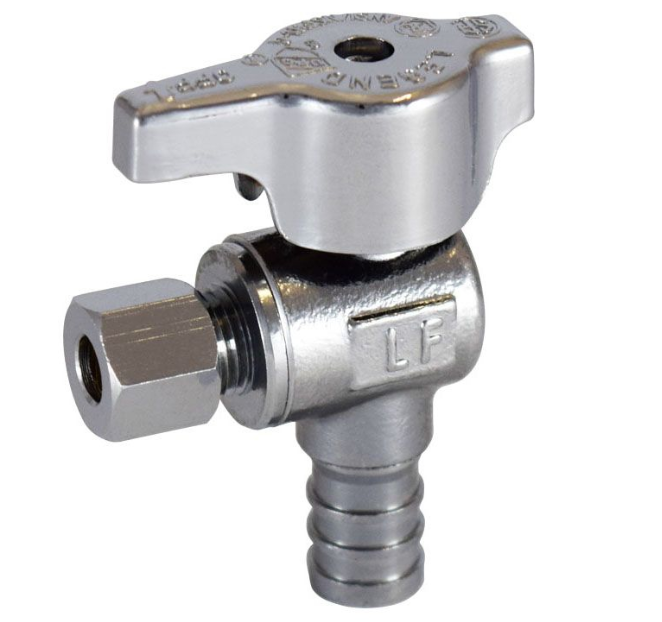 LEGEND ANGLE STOP VALVE R 09 1/2 PEX X 1/4 OD LR09PEXCH