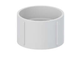 3 COUPLING PVC 3PC