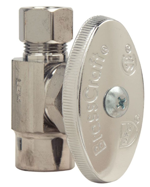 STRAIGHT STOP R-14 1/2 COP X 3/8 COMP MT R14CH