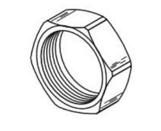 SLOAN HANDLE COUPLING NUT A 6 SA6
