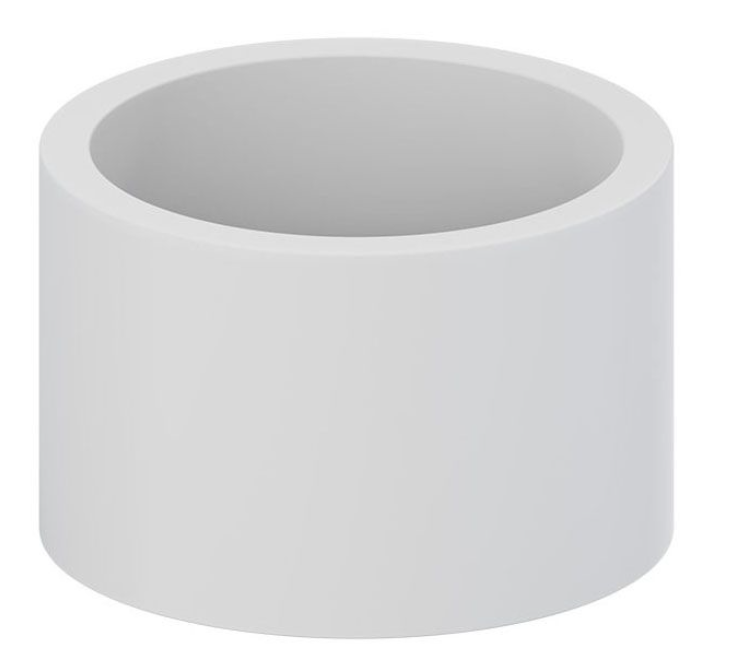 2 COUPLING SLIP PVC 2PSC